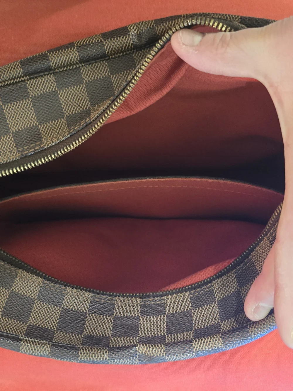 Louis Vuitton Damier Ebene Canvas Messenger Bag